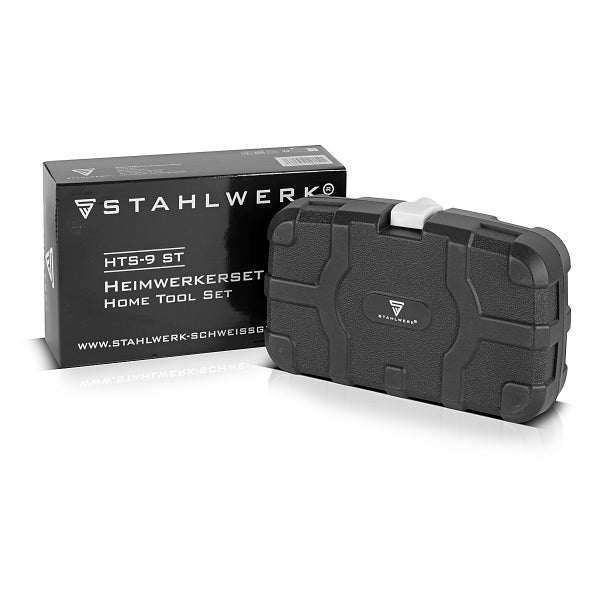 Heimwerker Set HTS-9 ST Werkzeugkoffer mit 8-teiligem Werkzeug Set