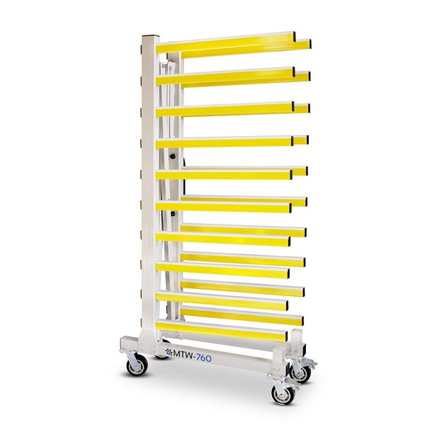 Blechregalwagen mit mehreren Ablageflächen