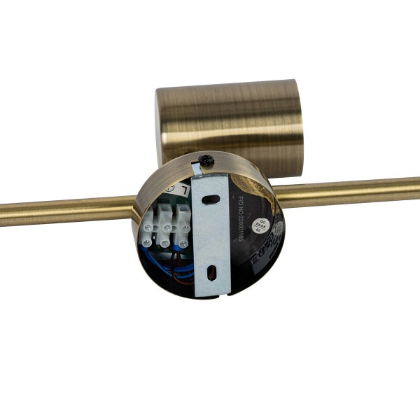 Detailansicht der Deckenleuchte zur Elektroinstallation