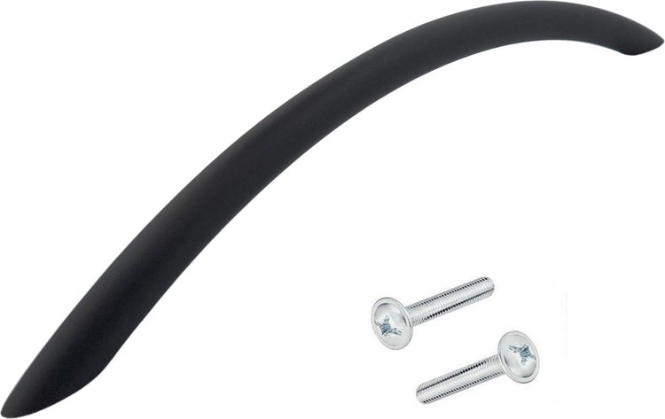 Möbelgriff Stangengriff Chicago Lochabstand 160 mm Aluminium schwarz