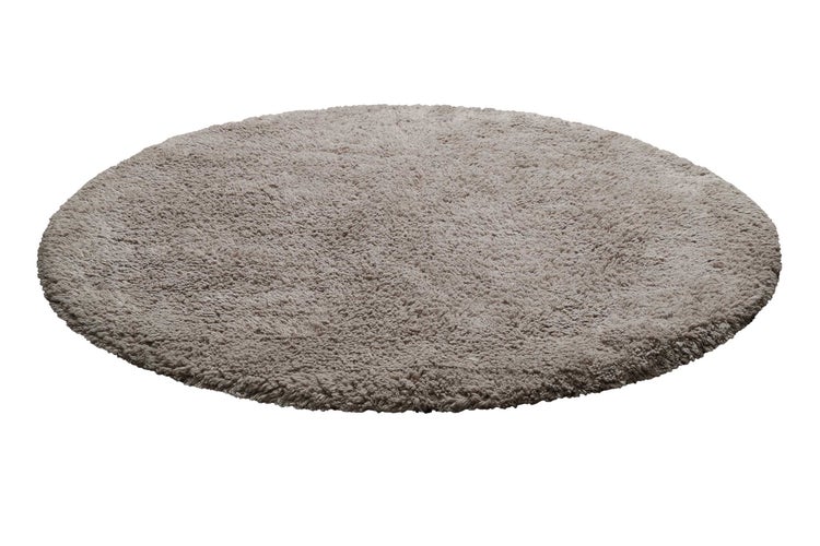 Badteppich Braun Ole WECONhome Basics 90 cm rund