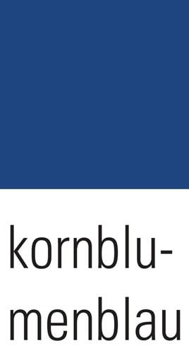 Farbmuster kornblumenblau