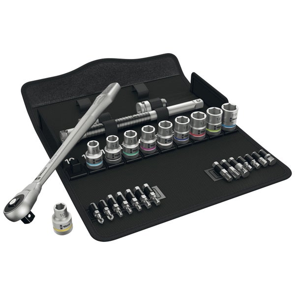 Wera 8100 SC 7 Zyklop Metal-Knarrensatz 1/2-Antrieb - 004077