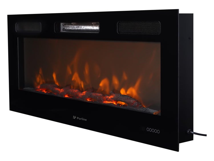 Elektrischer Kamin mit simulierten Flammen für den Innenbereich