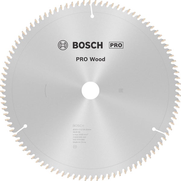 Bosch PRO Wood Kreissägeblatt 305 x 2,5 x 30 mm - 2608640442