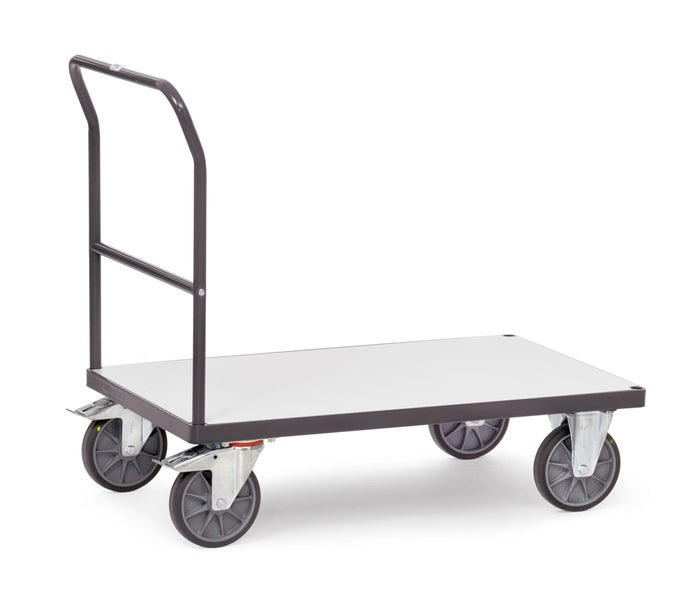 Plattformwagen mit Griff und vier Rollen