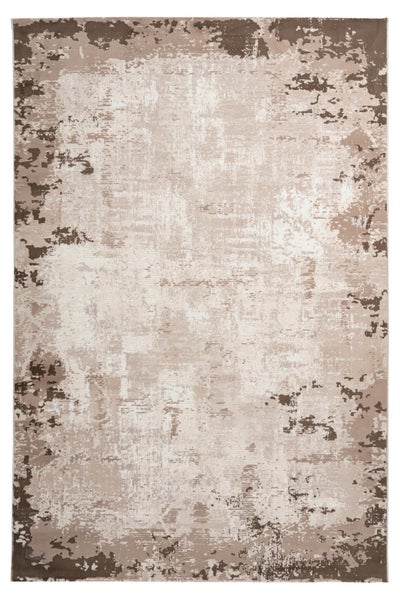 Kurzflor Teppich Ananya Beige Used-Look 160 x 230 cm