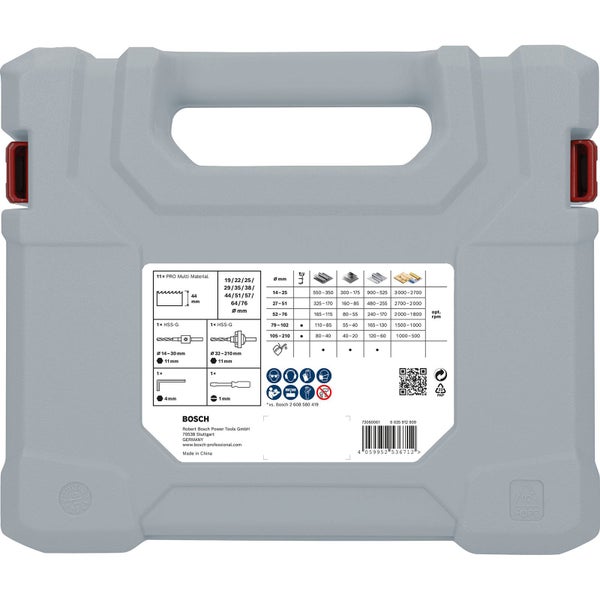 Bosch PRO Multi Material Lochsägen-Set 17-tlg. - 2608900525