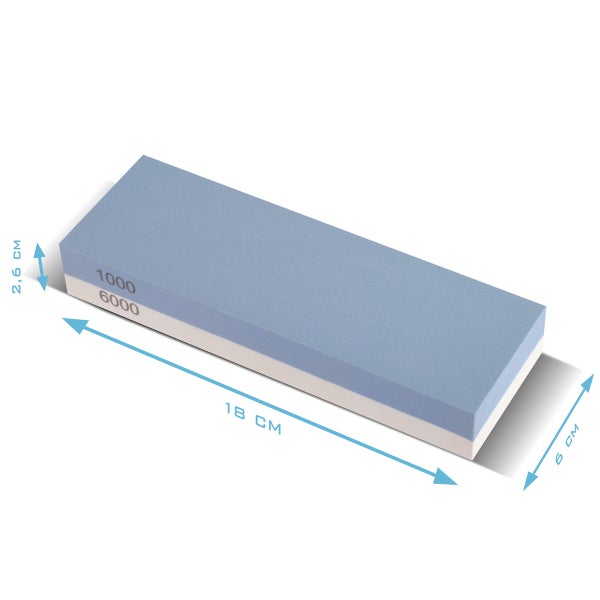 Schleifstein-Set mit Sockel und Abrichtstein