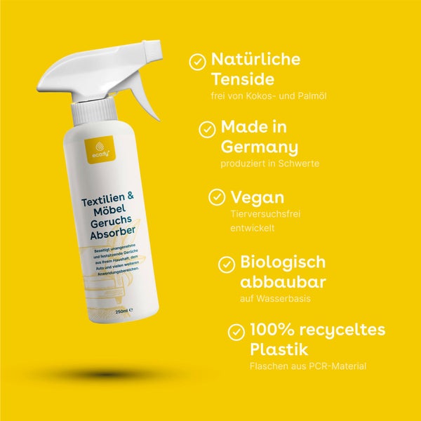 eco:fy Textilien- und Möbel-Geruchsabsorber • entfernt festsitzende Gerüche
