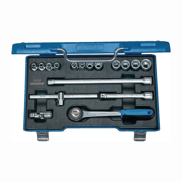 Gedore Steckschlüsselsatz im blauen Koffer