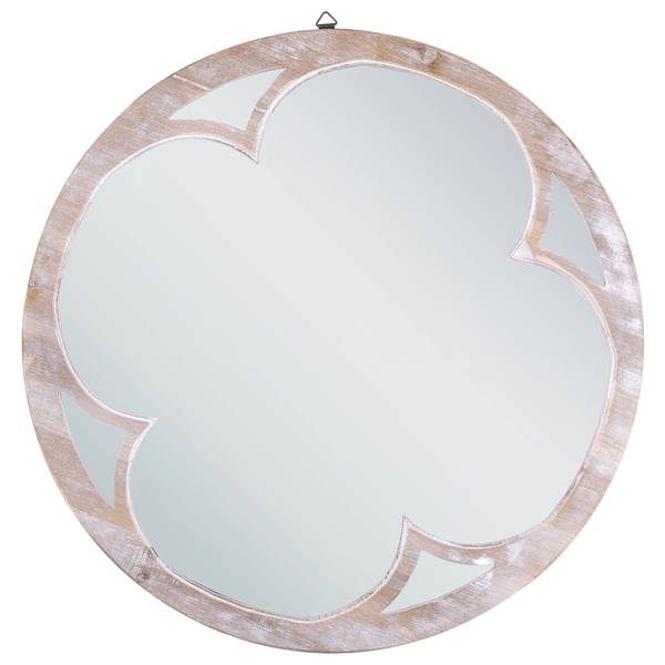 Wandspiegel MONCLOVA 60 cm 60 cm Hellbraun