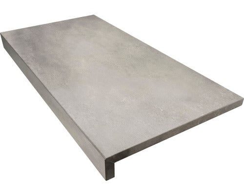 Beckenrandstein L-Form Basic grey 30x60x5 cm