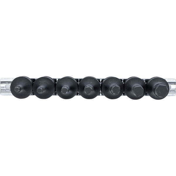BGS Schraubenausdreher-Satz Antrieb Innenvierkant 12,5 mm (1/2) für defekten Innensechskant 4 - 12 mm 7tlg. - 7004