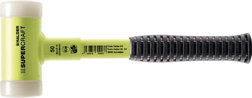Halder SUPERCRAFT-Schonhammer rückschlagfrei mit bruchsicherem Stahlrohrstiel gelb lackiert Ø 60 mm Nylon - 3377.160