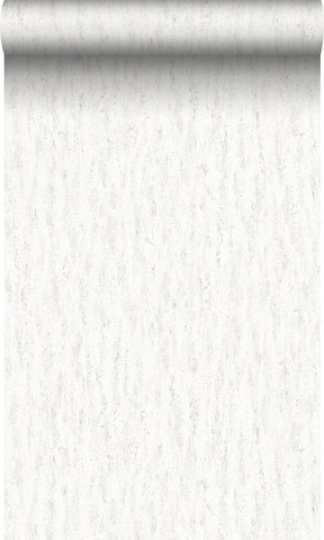 Origin Wallcoverings Tapete Stein-Optik Crême-Weiß - 53 cm x 10.05 m - 347584