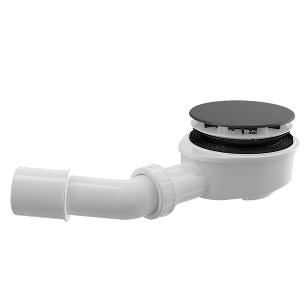 Duschwannenablauf mit Siphon für flache Duschwannen