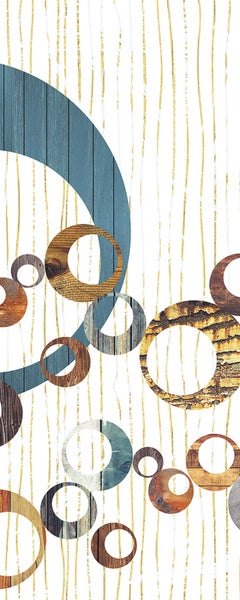 Dekoratives Wandpaneel mit Kreismuster