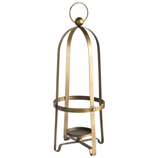 Metall Windlicht mit Henkel