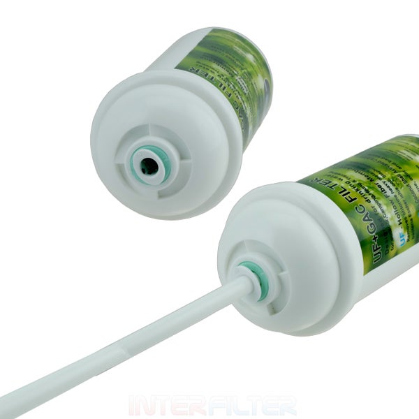 Zwei Ersatzwasserfilter mit Hohlfasermembran und Aktivkohle für den Außenbereich