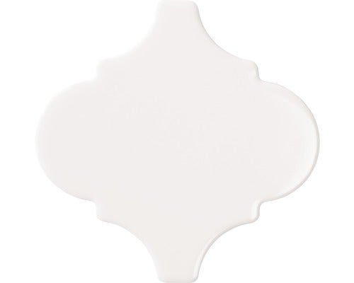 Wandfliese Arabesque white glänzend 15x15cm