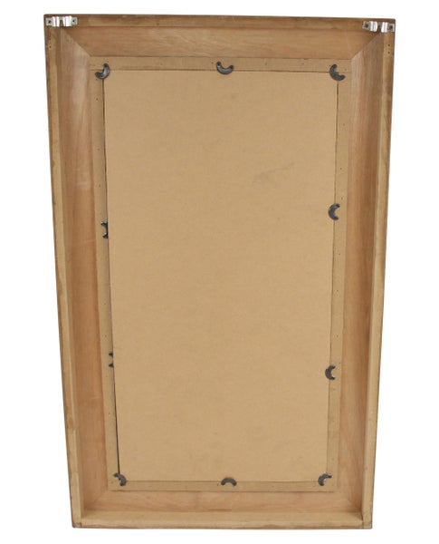 FRANK FLECHTWAREN | Spiegel Wood, HOLZ, METALL, GLAS, 50 x 3 x 70 cm