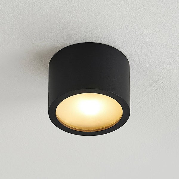 Arcchio Downlights Nieva (Modern) in Schwarz aus Aluminium (1 flammig, G9) - Deckenleuchte Deckenlampe Einbauleuchte Flurleuchte