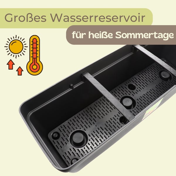 Großer Wasserspeicher für Pflanzenkästen