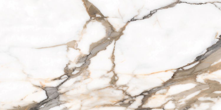 Nahaufnahme einer Marmorfliese mit Maserung