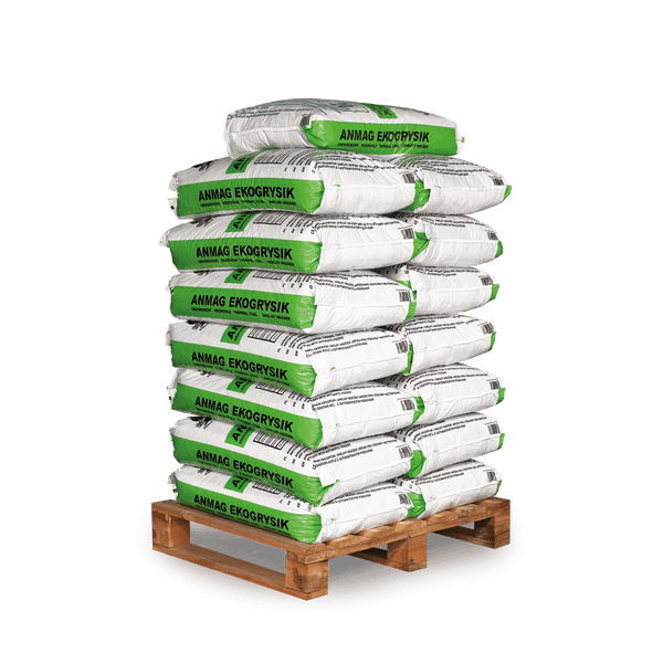Anmag Ekogrysik Ekogroszek Kohle auf Palette für Heizkessel mit automatischer Zufuhr