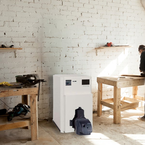 Niedertemperatur-Ölheizkessel aus Stahl Kamin CA Plus De Dietrich 21 kW nur Heizung, mit Brenner
