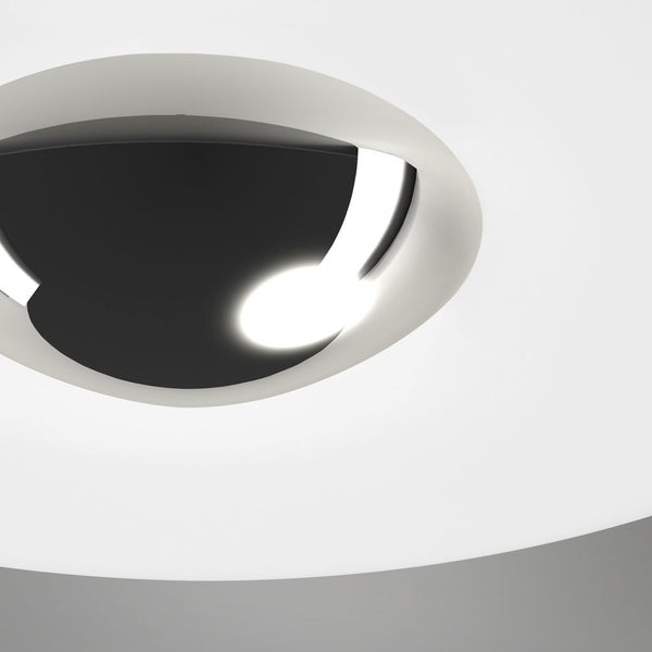 LED Deckenleuchte, weiß-chrom, LED/12W