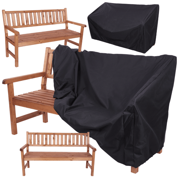 Gartenbank Grana HxBxT 90x154x70cm Inkl. Cordura-Abdeckung Braun