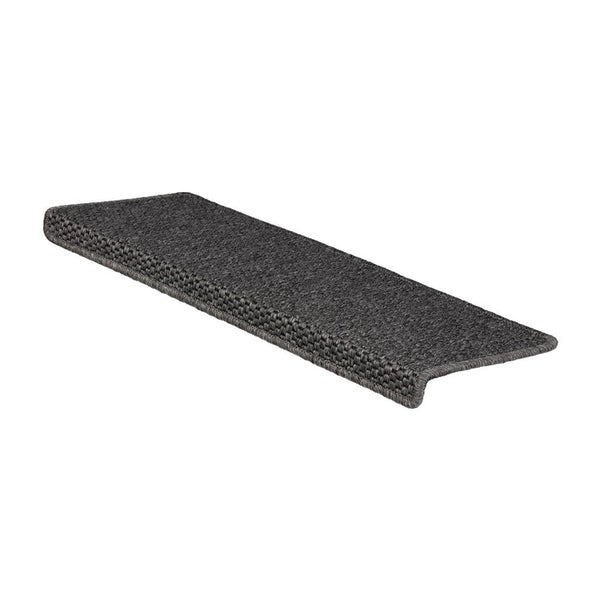 FLOORDIREKT Stufenmatte Kalkutta - Sisaloptik - Schlingenpol - Selbstklebend - Anthrazit - Rechteckig - 23,5 x 65 cm
