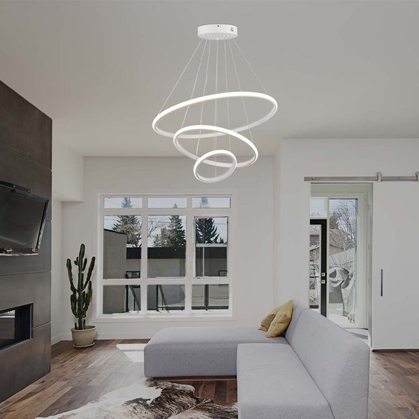 V-TAC VT-7816-W - Weiße Designer-Hängelampen - IP20 - 32W - 3880 Lumen - 3000K