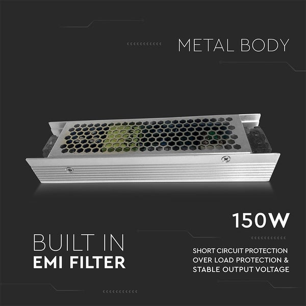 Netzteil mit Metallgehäuse, eingebautem EMI-Filter und 150 Watt Leistung