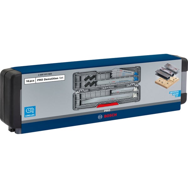 Bosch PRO Tough Box Demolition Blatt-Set 16-tlg. - 2607011822