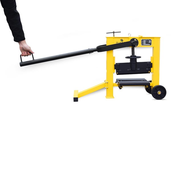 Steinknacker mit Hebelbetätigung und Rädern