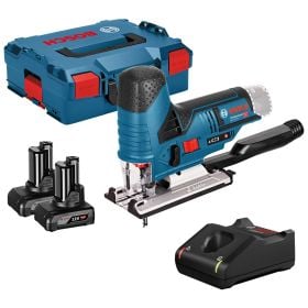Bosch Akku Stichsäge mit zwei Akkus Ladegerät und Transportkoffer