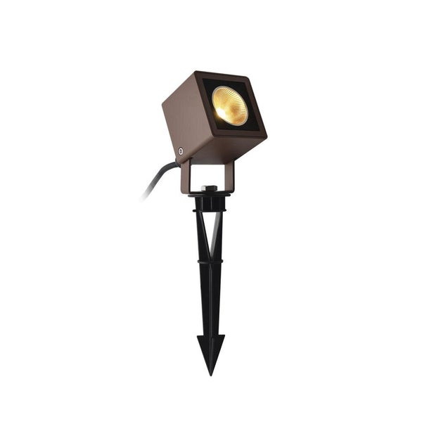 LED Strahler Nautilus 10 Spike in Braun 8,5W 620lm IP65