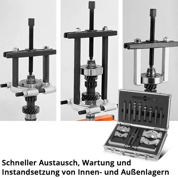 STAHLWERK Lagerabzieher-Set 14-teiliger Abzieher Satz Spezial-Werkzeug