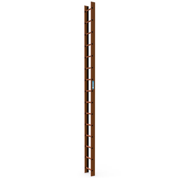 Leiterregal zur Wandmontage