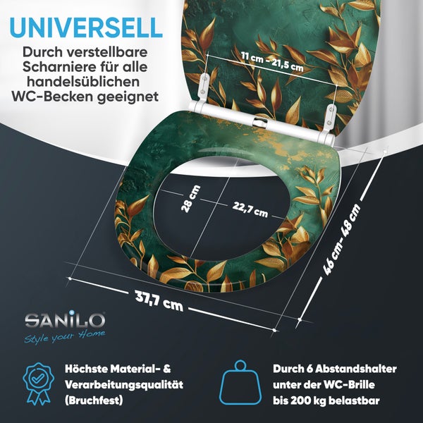 WC-Sitz mit Absenkautomatik & Top Fix Greego