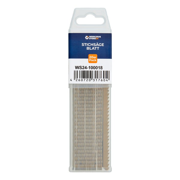 WS24 20x CV-Stichsägeblatt geschliffen/geschränkt GL 130 VL 105 mm winkelgerecht - WS24-100018