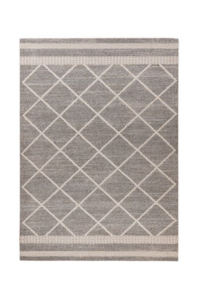 Kurzflor Teppich Regalia Braun / Beige 10 mm Modern 120 x 170 cm