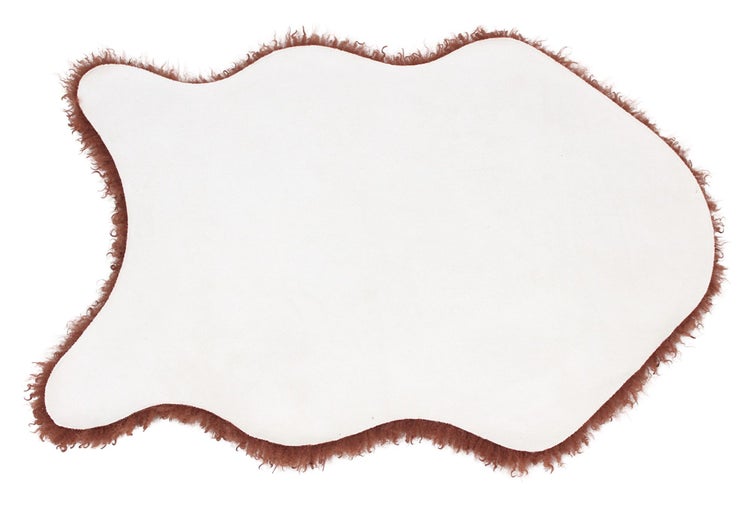 FRANK FLECHTWAREN | Kunstfell Rusty Curls, POLYESTER, 60 x 90 cm