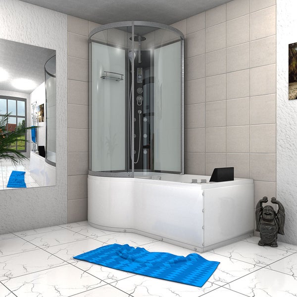 Whirlpool Wanne Duschkabine ws K50-R01-WP-EC 100x1