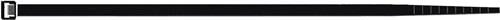 SAPISELCO 100x Kabelbinder Länge 100 mm Breite 2,5 mm schwarz - SEL.3.202