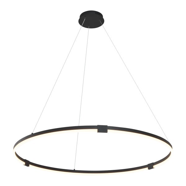 Kreisförmige LED-Pendelleuchte aus Metall