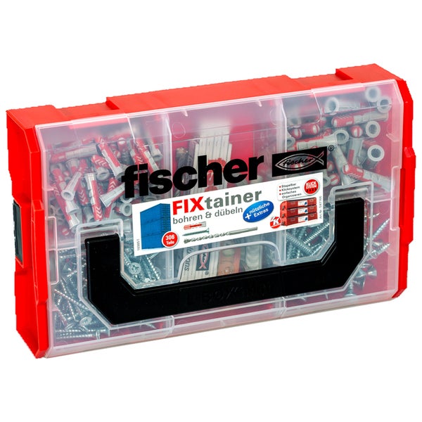 Fischer Fixtainer mit Schrauben und Dübeln, 306-teilig
